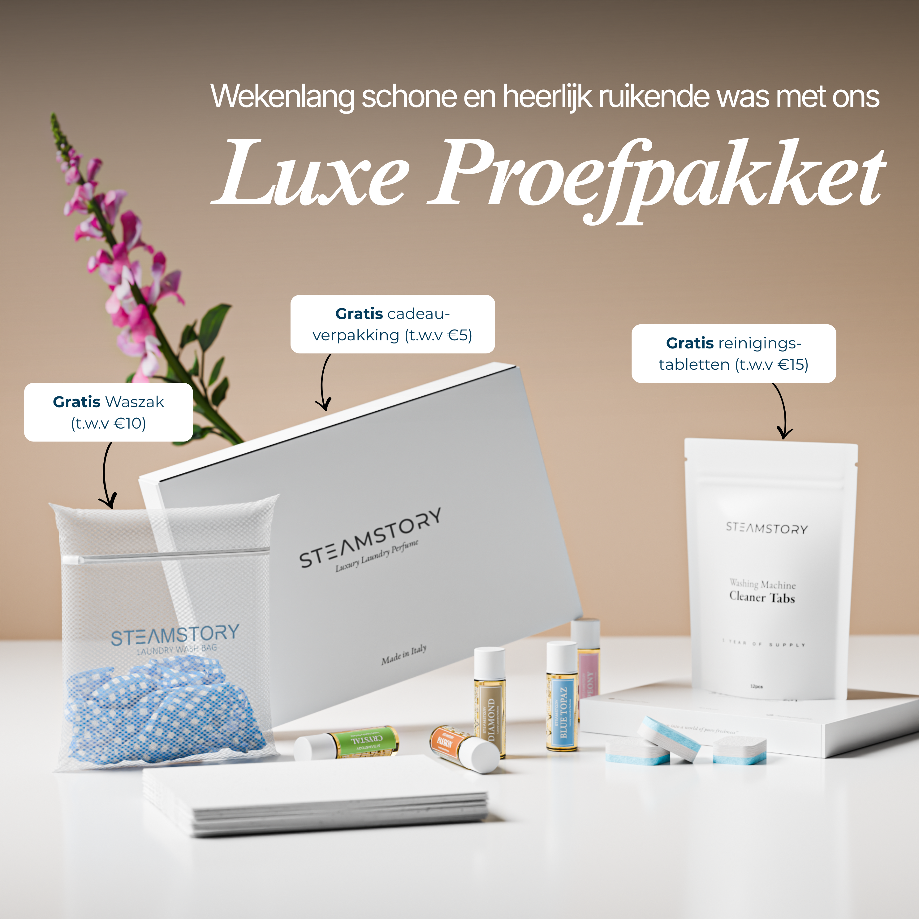 Proefpakket Wasparfum + Wasstrips